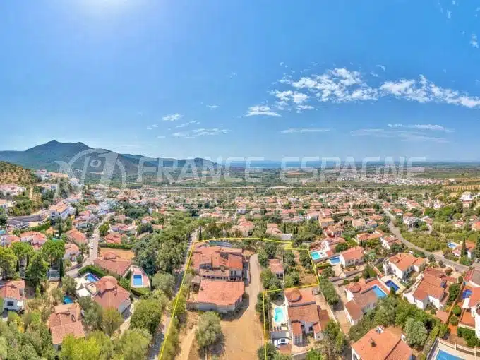 vente immobiliere rosas espagne: terrain hôtelier constructible 4 260 m², terrain vue mer