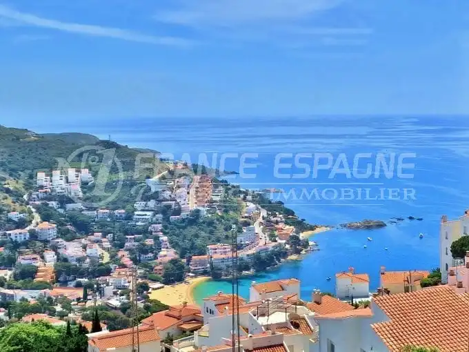 appartement a vendre rosas, 4 pièces grande terrasse vue mer 93 m², petite copropriété